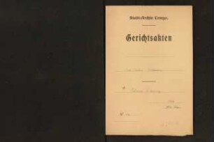 Wortmann, Anna Ilsabein gegen Clasing, Hilmar in Sachen stupri (W 333) 1706