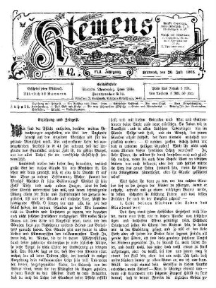 Jahrgang VIII Nr. 42