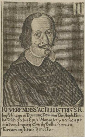 Bildnis des Christoph Bernhardus