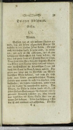 Dritter Abschnitt. Gallia