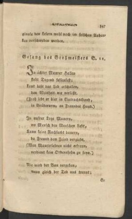 Gesang des Großmeisters S. 11