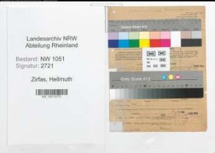 Entnazifizierung Hellmuth Zirfas , geb. 05.01.1899 (Ingenieur)