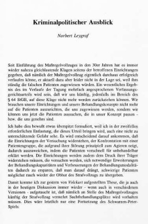 211-214, Kriminalpolitischer Ausblick