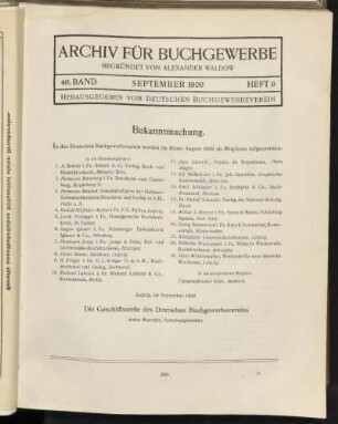 9.1909: Heft 9, September 1909
