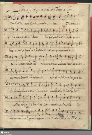 Wohl denen die ohne Wandel leben; SWV 482-492