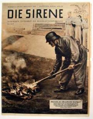 Wochenzeitschrift des Reichsluftschutzbundes "Die Sirene"