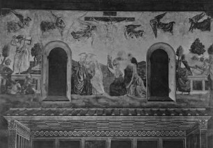 Auferstehung, Kreuzigung und Grablegung Christi