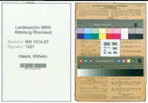 Entnazifizierung Wilhelm Haack , geb. 28.03.1900 (Apotheker)