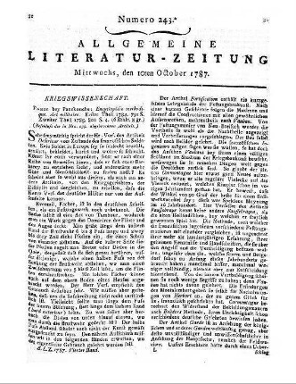 Philon der tugendhafte leidende Pädagog. In Spaziergängen. Leipzig: Sommer 1787