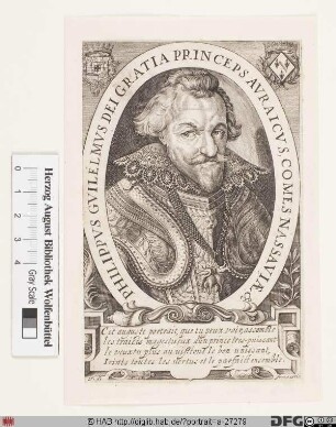 Bildnis Philipp Wilhelm, Graf von Nassau-Dillenburg, Prinz von Oranien
