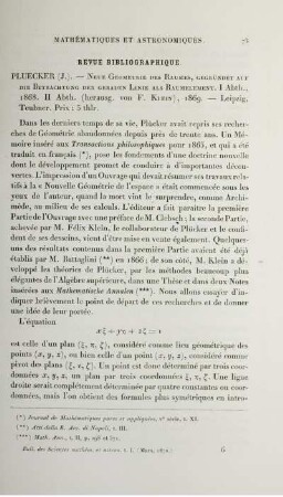 Bulletin des Sciences Mathèmatiques et Astronomiques.