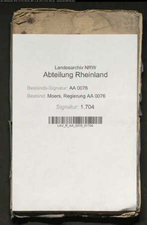 W. Wesendonk, Notar zu Moers: Unterhalts-, Kauf- und Eheverträge