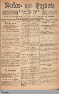 Neckar- und Enzbote : Besigheimer Tageszeitung : Kirchheimer Anzeiger : Amts- u. Anzeigeblatt für den Oberamtsbezirk Besigheim