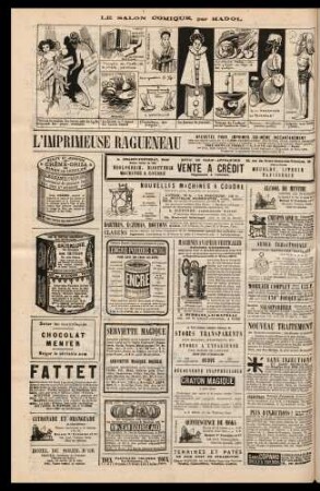 Le salon comique, par Hadol