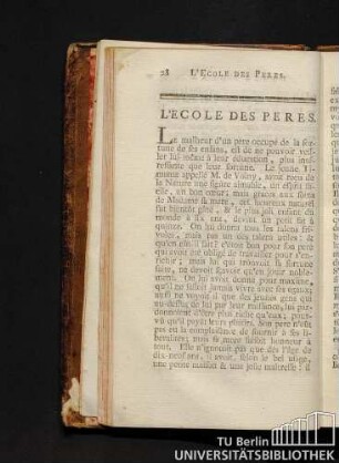 L'école des pères.