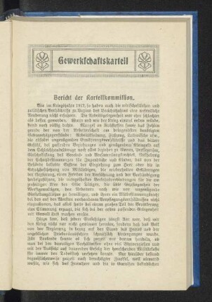 Gewerkschaftskartell.