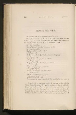 Section the third.