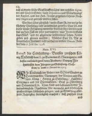 Num. XVI. - XVII.