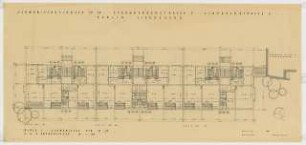 Wohnhäuser Hohenstaufenstraße / Schwäbische Straße 27-29 / Starnberger Straße 7 / Lindauer Straße 1-2, Berlin-Schöneberg: Grundriss 3.-5. Obergeschoss Schwäbische Straße 1:100