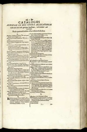 Catalogus Autorum In Hoc Opere Allegatorum ...