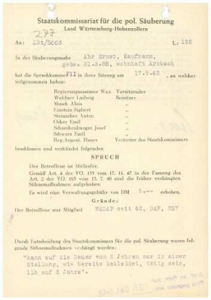 Ahr, Ernst