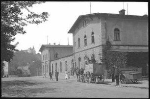 Roßwein. Bahnhof