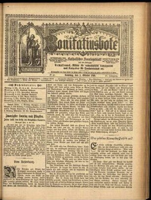 Erste Ausgabe vom Sonntag, den 02. Oktober 1910.