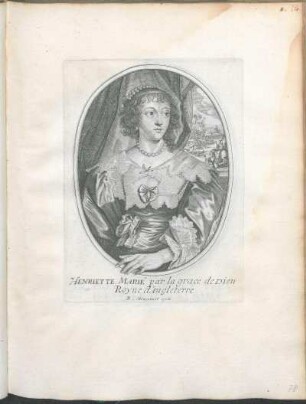 Henriette Marié par la grace de Dieu Royne d'Angleterre