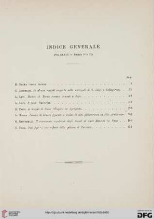 Indice generale