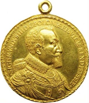 König Sigismund III. - Medaille der Stadt Danzig zu Ehren des Königs (Medaille zu 30 Dukaten)