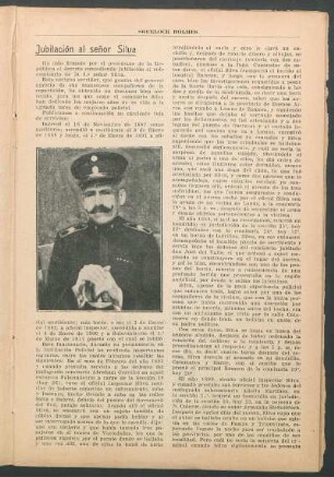 Jubilación al señor Silva