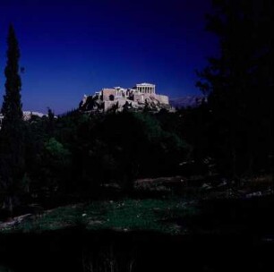 Athen, Akropolis, Ansicht von Westen