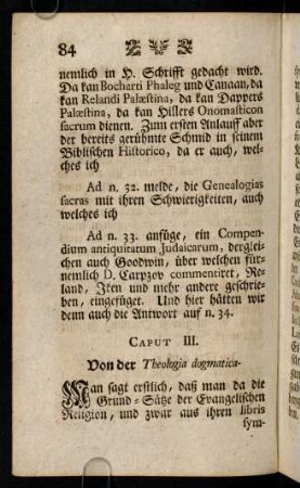 84-94, Caput III