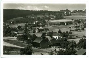 Hetzdorf. Blick auf Hetzdorf