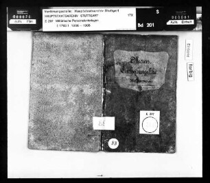 Einteilungsliste der württembergischen Offiziere