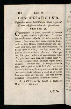 130-140, Consideratio LXIX - LXXIII