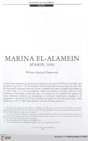 12: Marina el-Alamein : season 2000