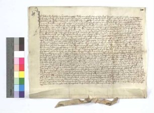 Gültbrief des Erhard Rintschleher von Lomersheim gegen die Stiftskirche in Pforzheim.