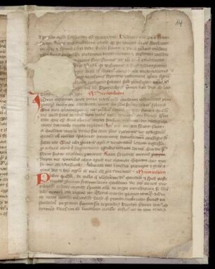 Miracula Matthiae apost. (unvollst.)