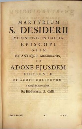 Thesaurus monumentorum ecclesiasticorum et historicorum, sive Henrici Canisii lectiones antiquae, 2,3