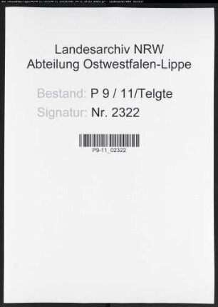 Sterberegister Standesamt Telgte