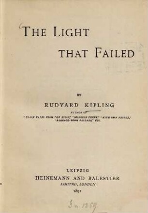 The light that failed