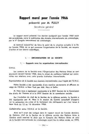 393-402, Rapport moral pour l'année 1966