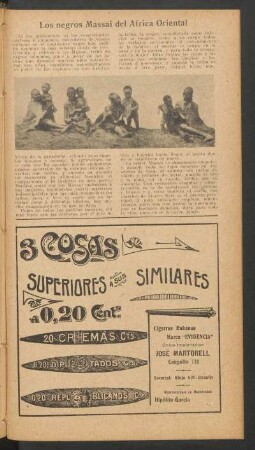 Los negros Massai del Africa Oriental