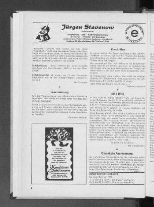 Zuschriften