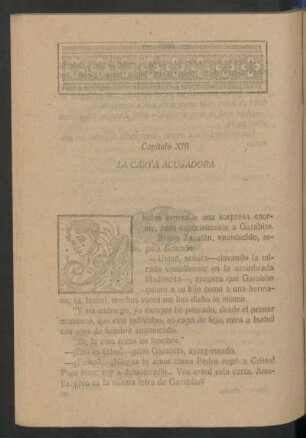 Capítulo XIII - La carta acusadora