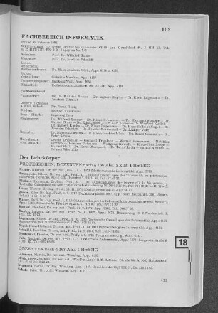 Fachbereich Informatik