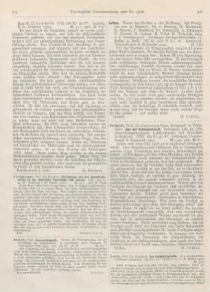 306 [Rezension] Niebergall, Friedrich (Hrsg.), Aufbau. Worte des Trostes und der Hoffnung. Elf Predigten