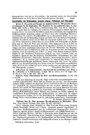 Krankheiten des Kindesalters : (einschl. allgem. Pathologie und Therapie)