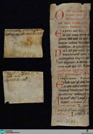 Rituale, Brevier, Fragment - Cod. St. Peter perg. 138